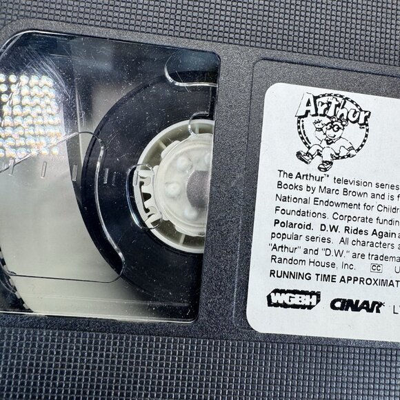 Arthur: D.W. Rides Again (VHS, 1998) PBS Kids Animated Video Tape Rare HTF - Picture 4 of 8